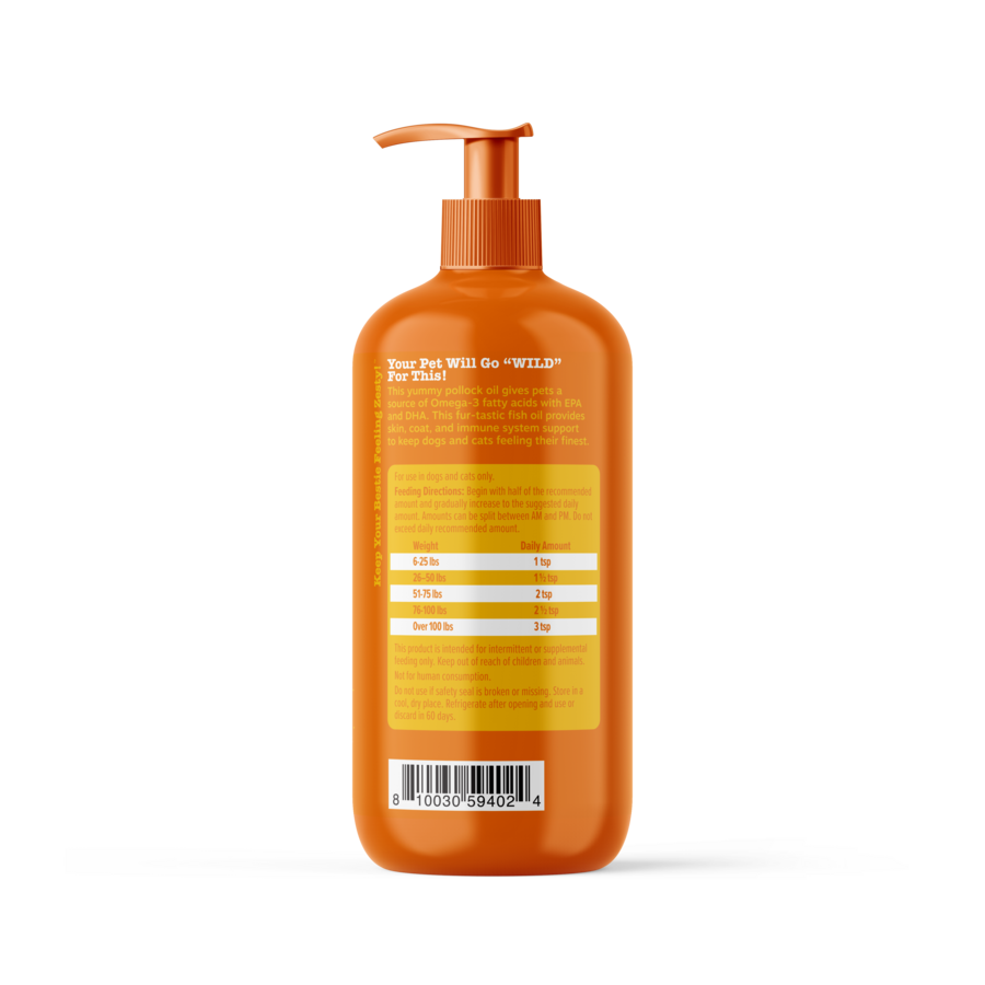 Wild Alaskan Salmon Oil for Dogs & Cats