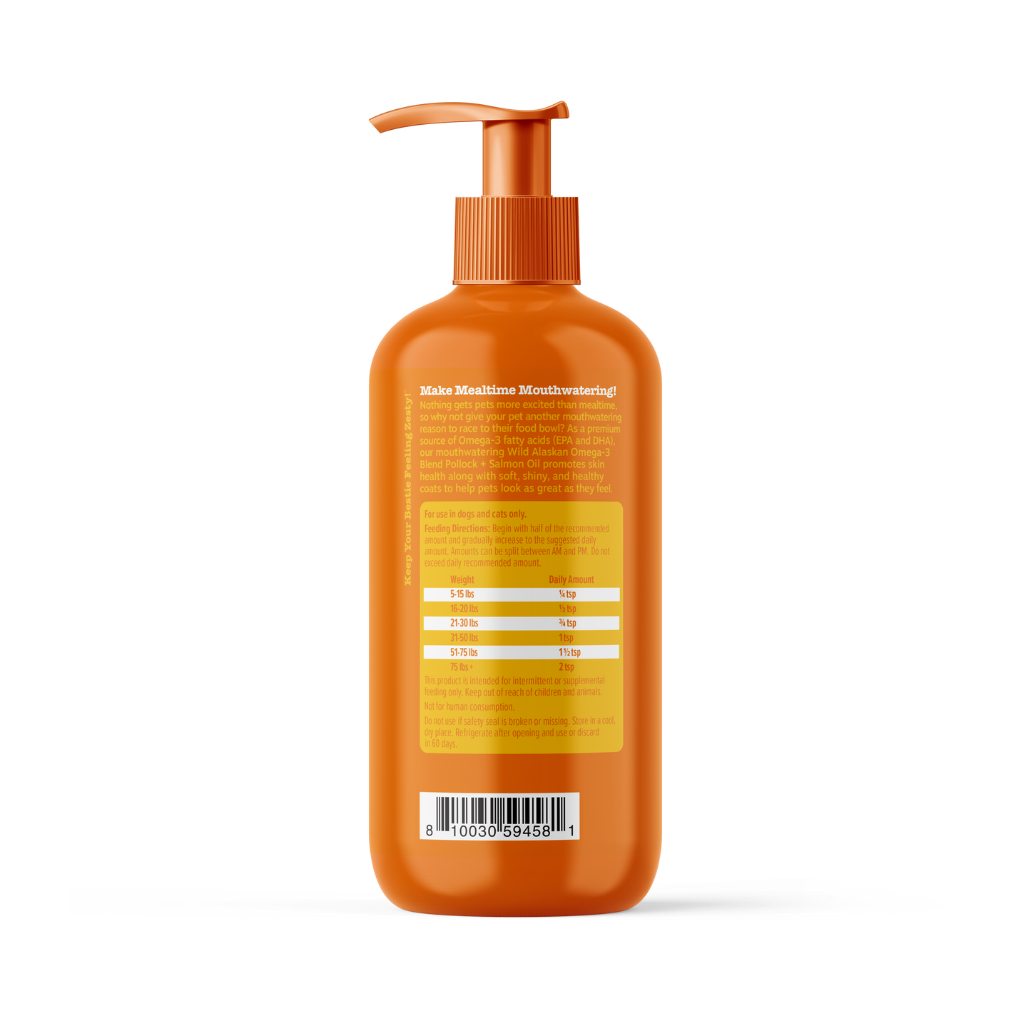 Wild Alaskan Omega-3 Blend Salmon Oil for Dogs & Cats