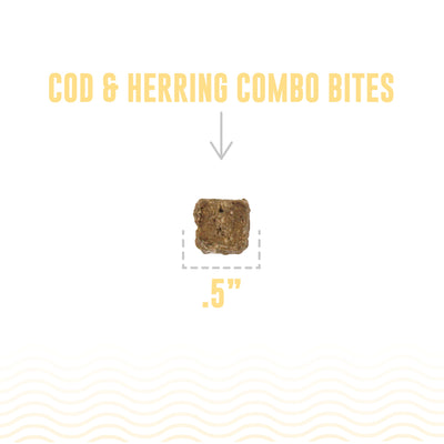 Cod & Herring Combo Bites Fish Dog Treats