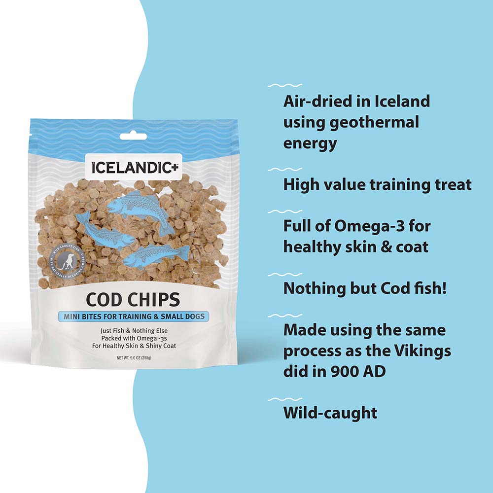 Cod Mini Chip & Salmon Mini Chip Treat Bundle