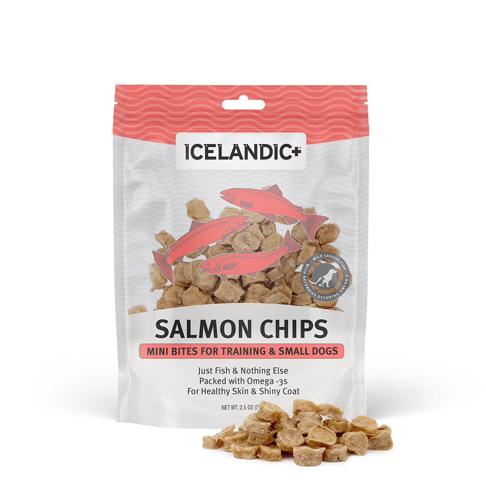 Salmon Mini Fish Chips Dog Treats