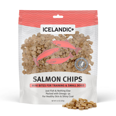 Salmon Mini Fish Chips Dog Treats