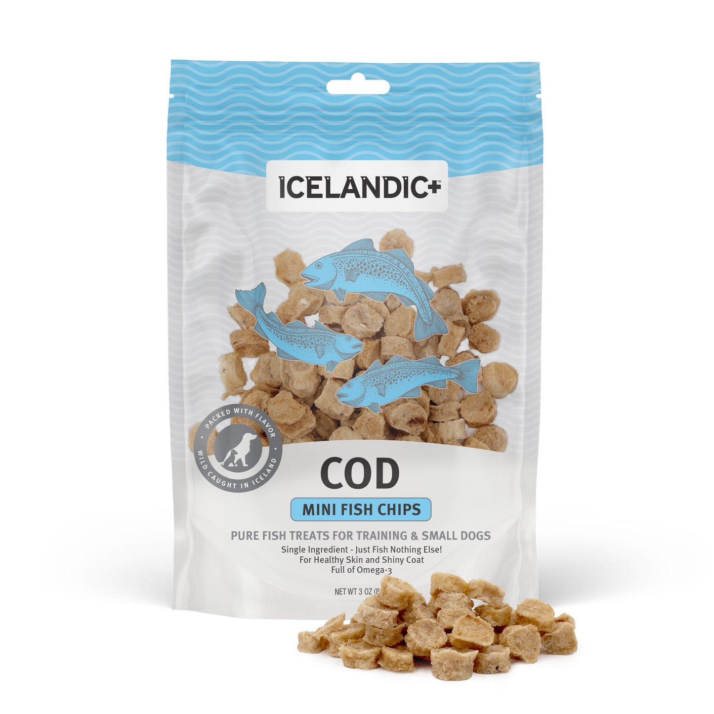 Cod Mini Fish Chips Treats For Training & Small Dogs