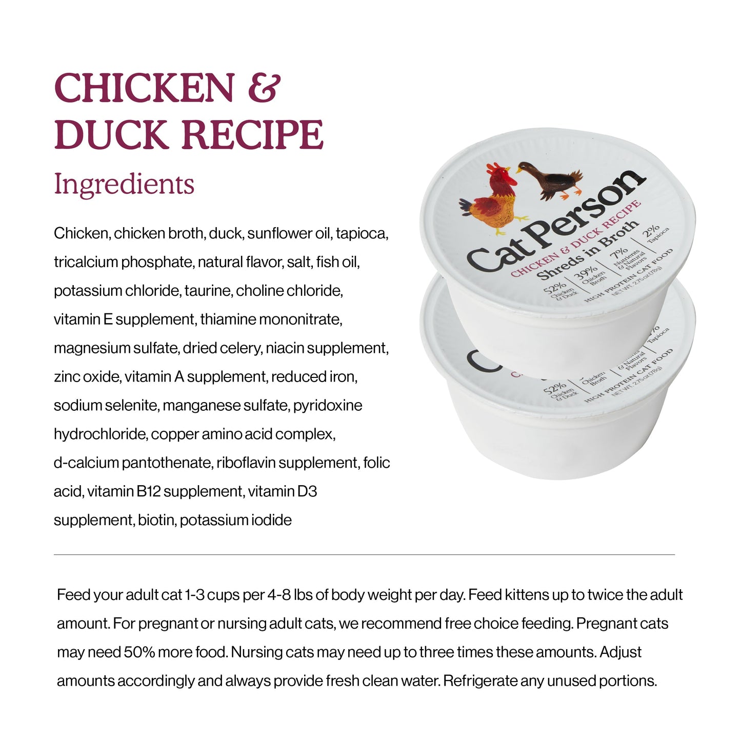 Chicken & Duck Shreds in Broth