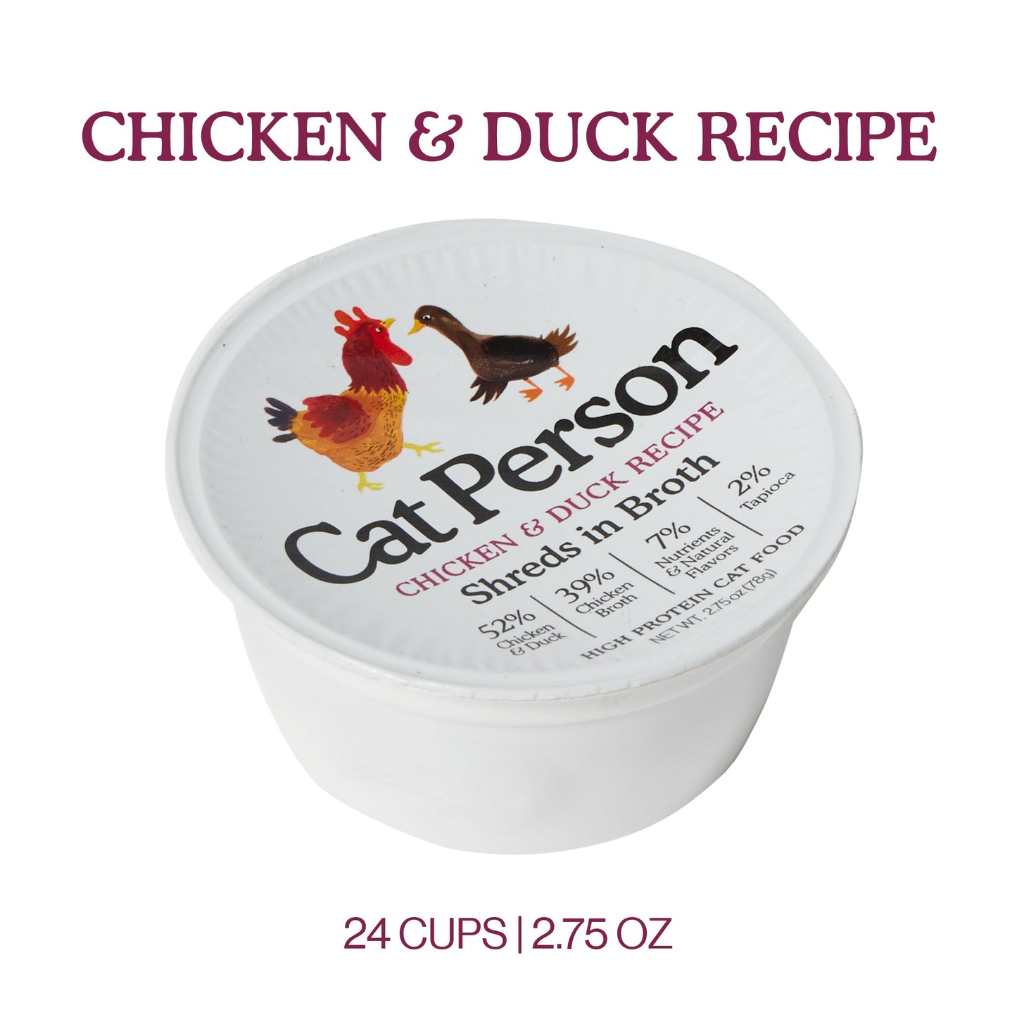 Chicken & Duck Shreds in Broth