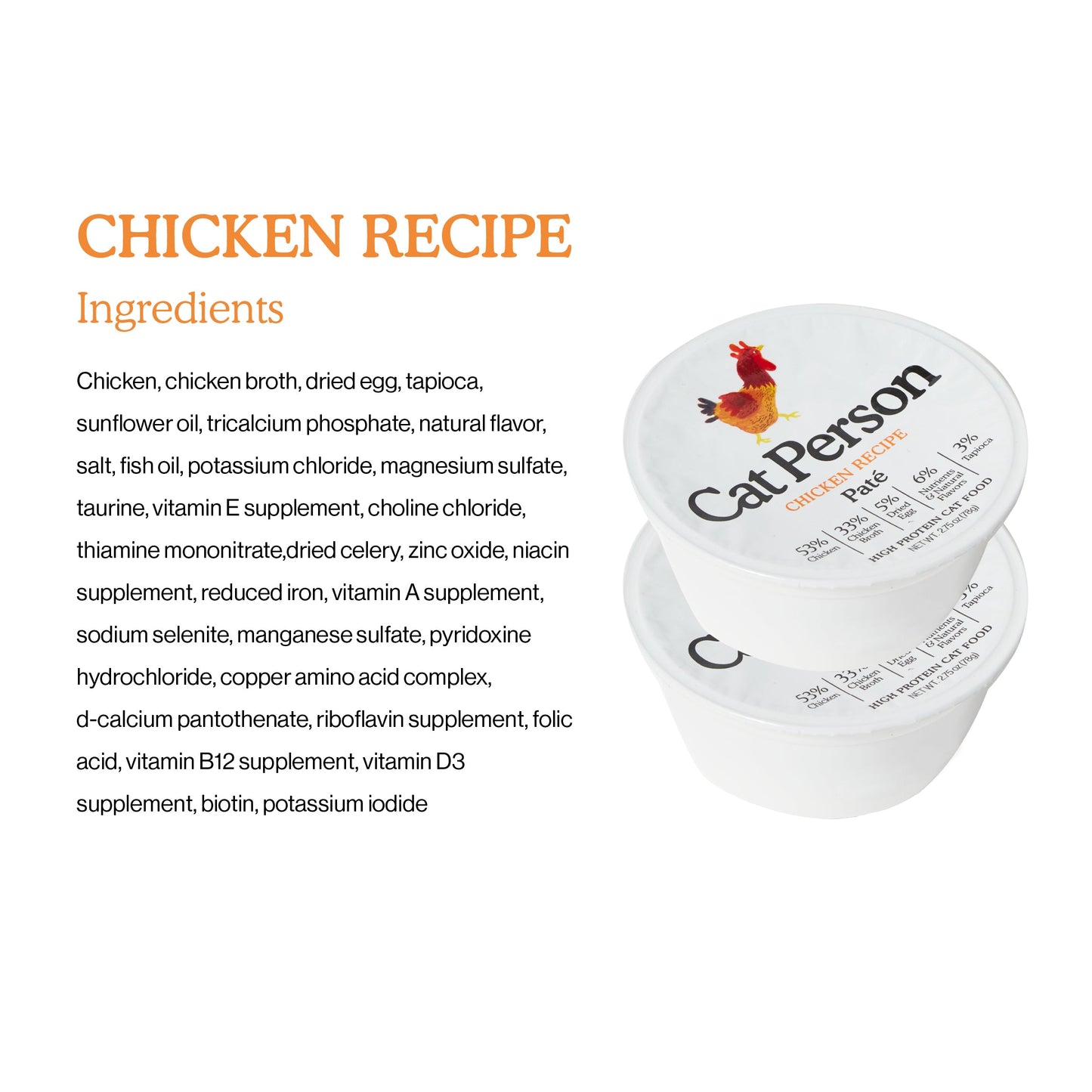 Chicken and Chicken & Turkey Paté