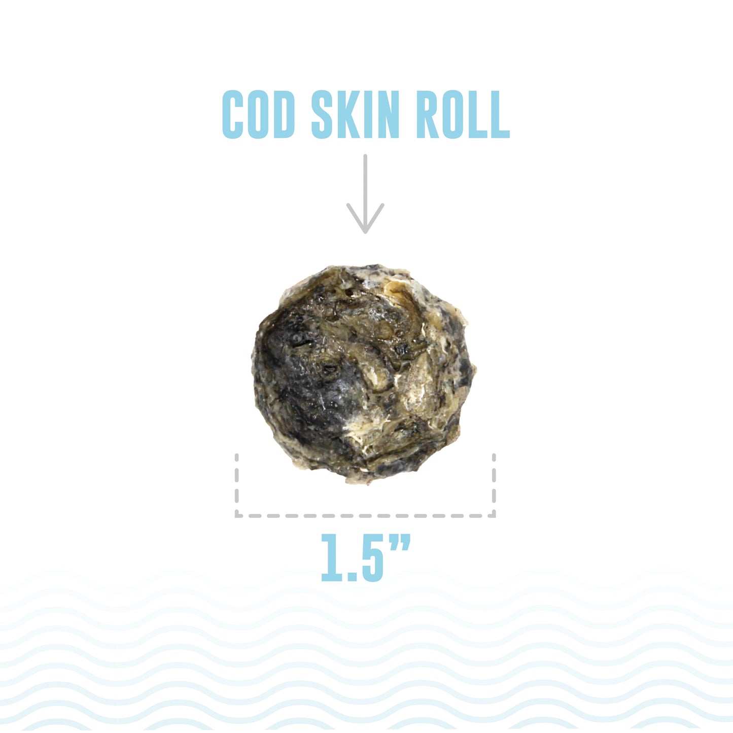 Cod Skin Rolls Dog Treats