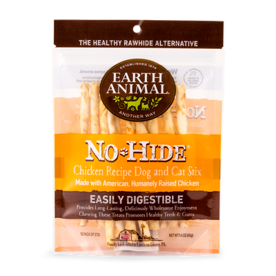 Earth Animal 10-Pack No-Hide Chicken Chew Stix Dog Treats