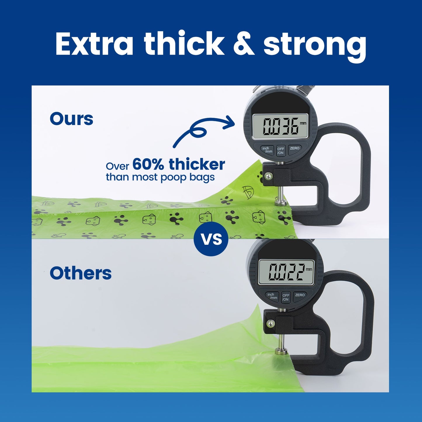 PawView Dog Poop Bags, Guaranteed Leak Proof and Extra Thick Poop Bag Rolls for Dogs, Lavender Scented, 120 Count, 270 Count, 315 Count