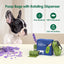 Smart Pet Waste Management Kit with Rotating Dispenser,Eco-Friendly ABS Material, and Running Paw Integration