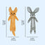 Rabbit and Fox Dog Chewing Toys - Interactive and Durable