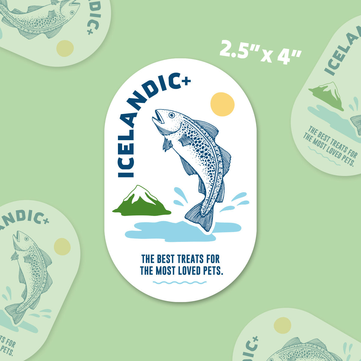 Jumping Fish Sticker