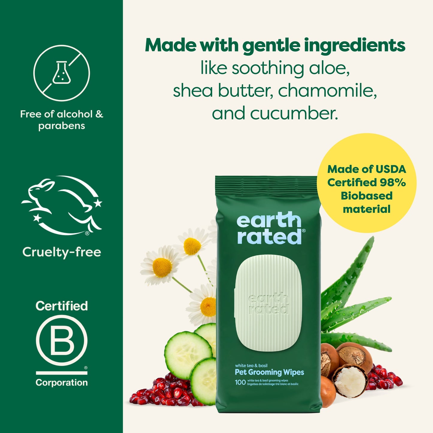 Textured Pet Grooming Wipes