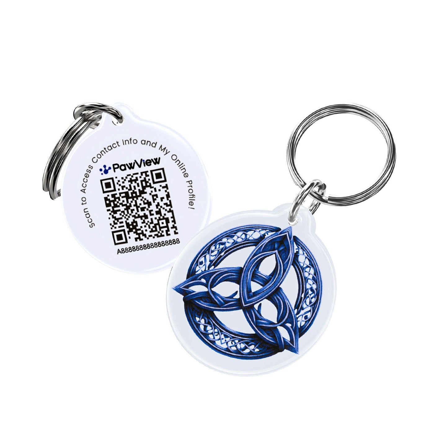 PawView Anti-Loss Smart Pet ID Tag with QR Code TN102 Guradian Series