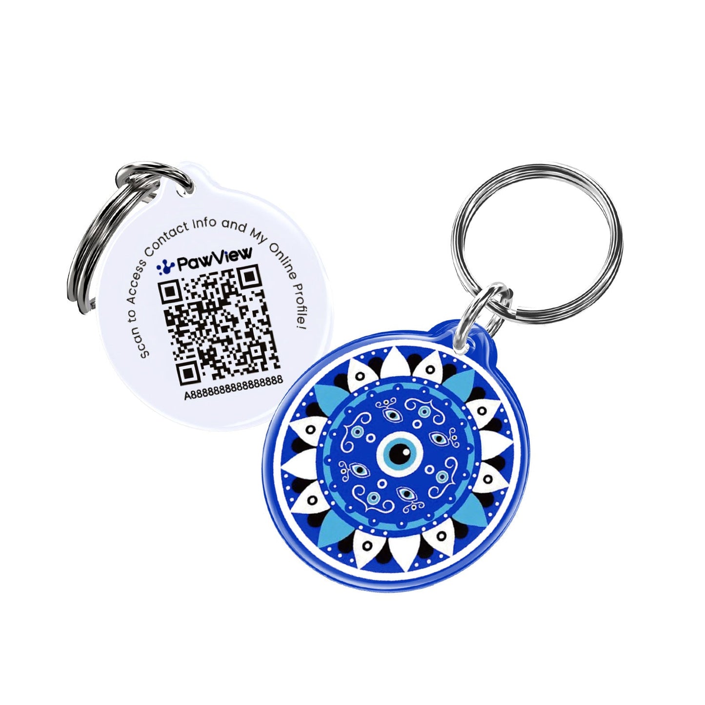 PawView Anti-Loss Smart Pet ID Tag with QR Code TN102 Guradian Series
