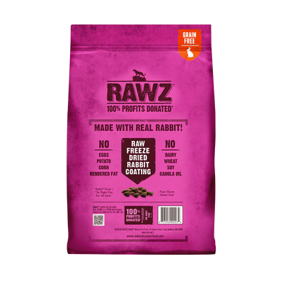 Rawz Limited Ingredient, Raw Coated Rabbit, Dry Cat Food
