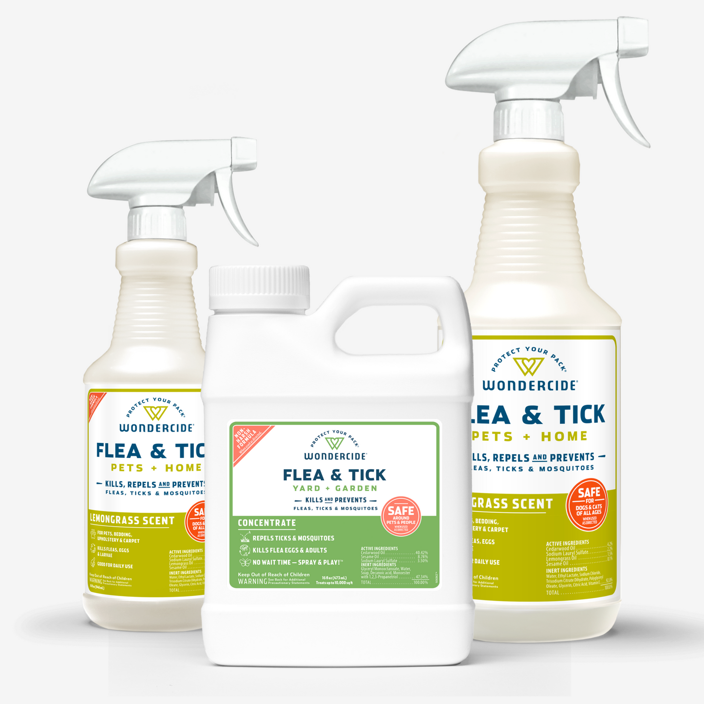 Wondercide Early Intervention Kit | Flea & Tick Spray with Natural Essential Oils