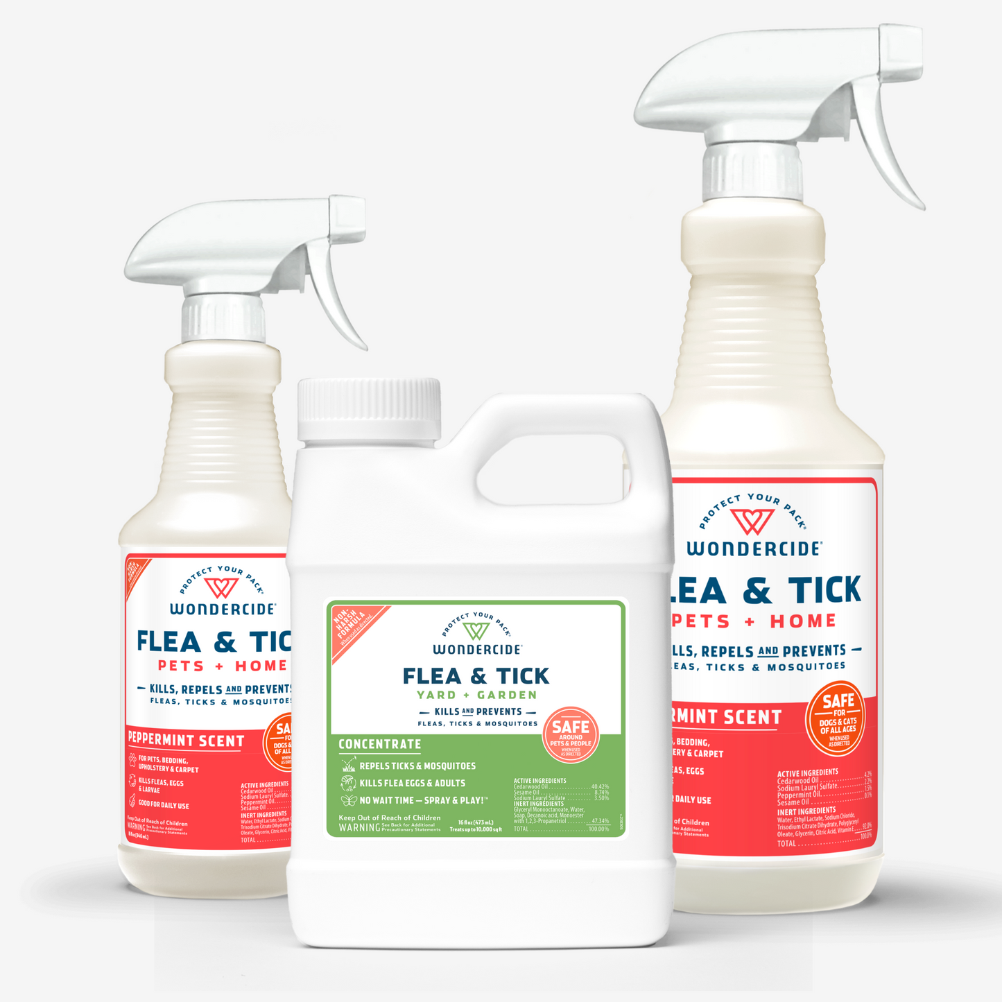 Wondercide Early Intervention Kit | Flea & Tick Spray with Natural Essential Oils