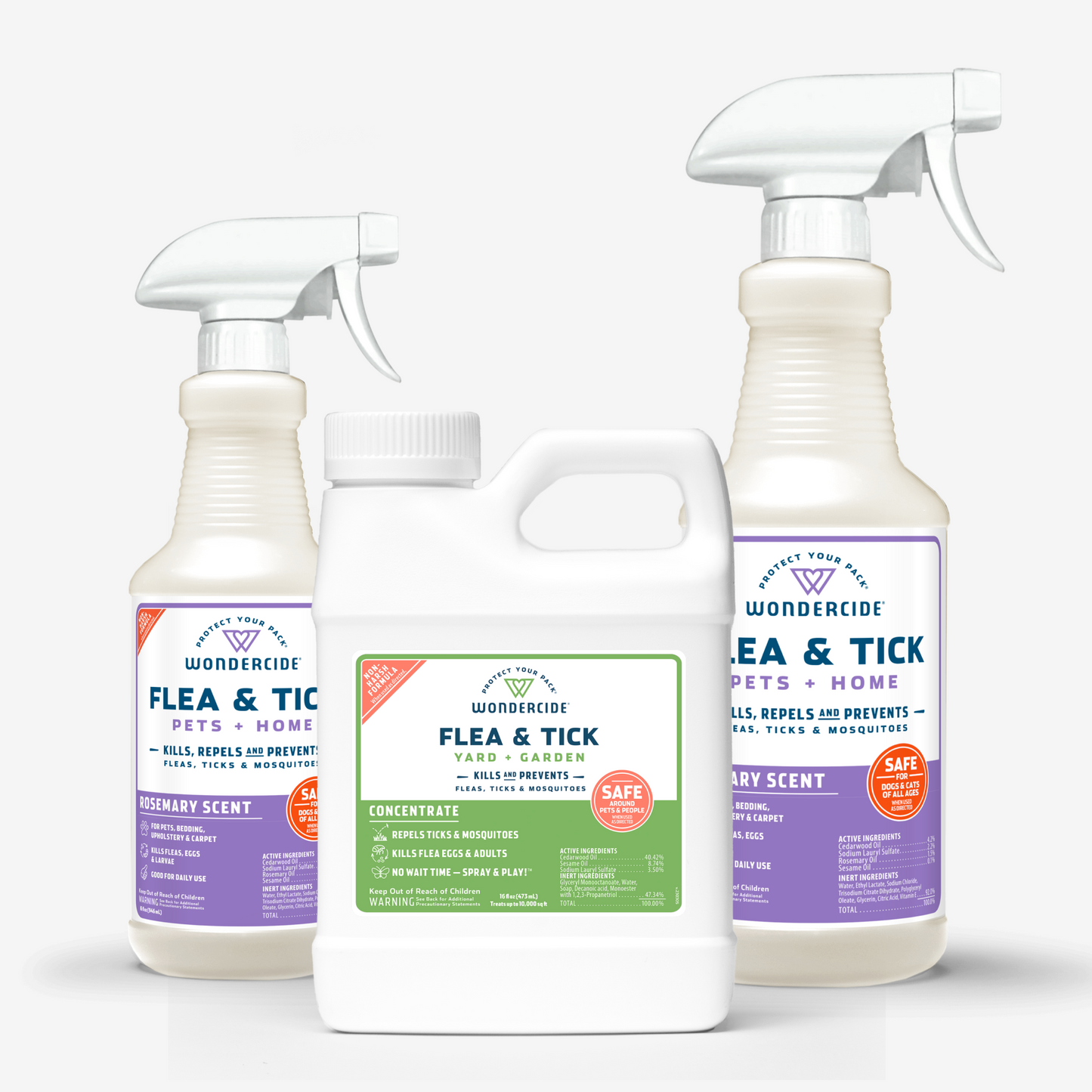 Wondercide Early Intervention Kit | Flea & Tick Spray with Natural Essential Oils
