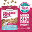 Beef Collagen Puffs with Cod Skin Treats for Cats