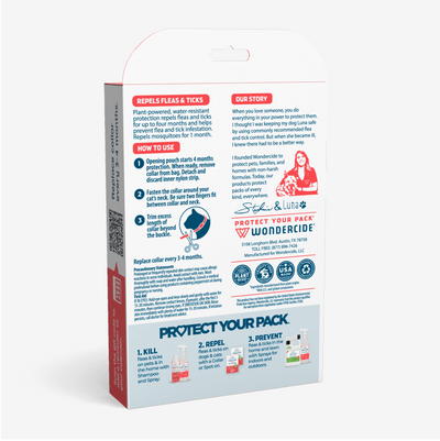 Wondercide 12-Month Flea & Tick Collar for Cats