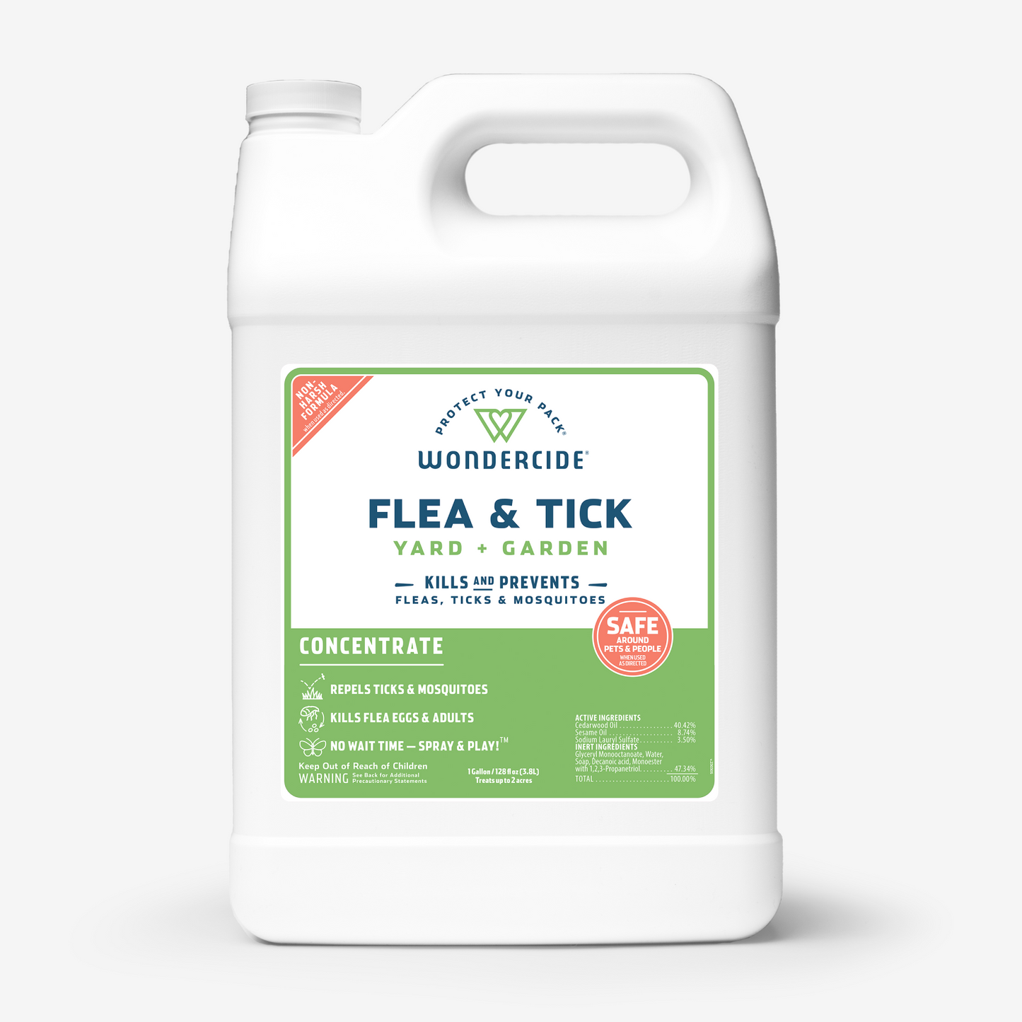 Wondercide Flea & Tick Concentrate for Yard + Garden with Natural Essential Oils