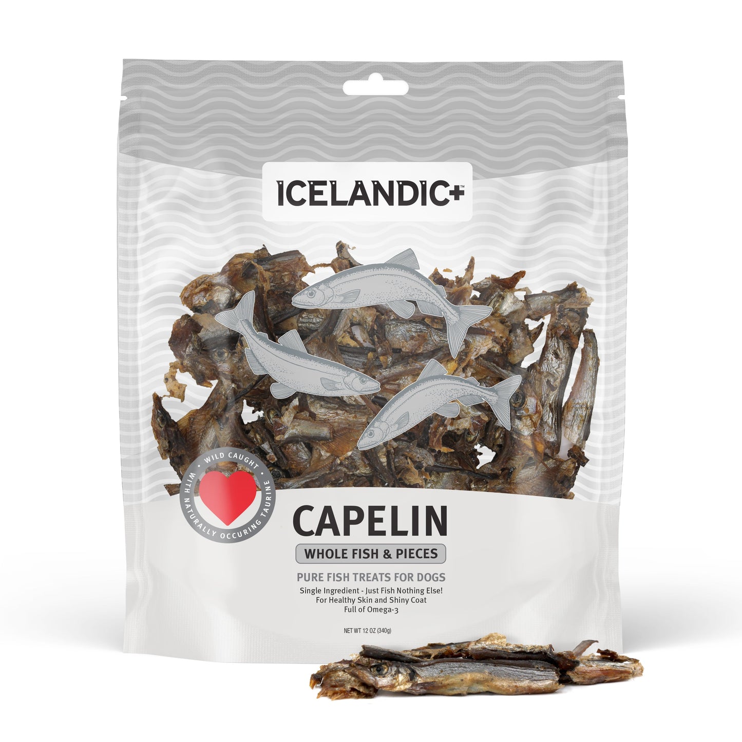 Capelin Whole Fish & Pieces Dog Treats
