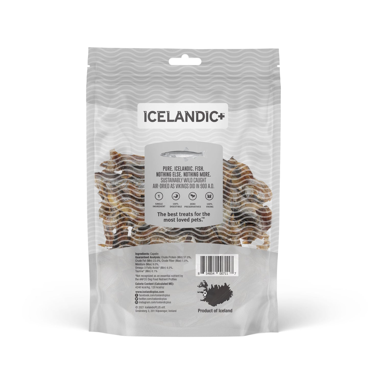 Capelin Whole Fish & Pieces Dog Treats