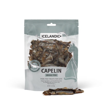Capelin Whole Fish & Pieces Cat Treats