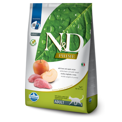 Farmina N&D Prime Grain Free Wild Boar & Apple Adult Dry Cat Food