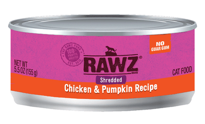 RAWZ® Shredded Chicken and Pumpkin Recipe, Wet Cat Food