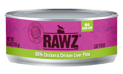 RAWZ® 96% Chicken and Chicken Liver Pate, Wet Cat Food