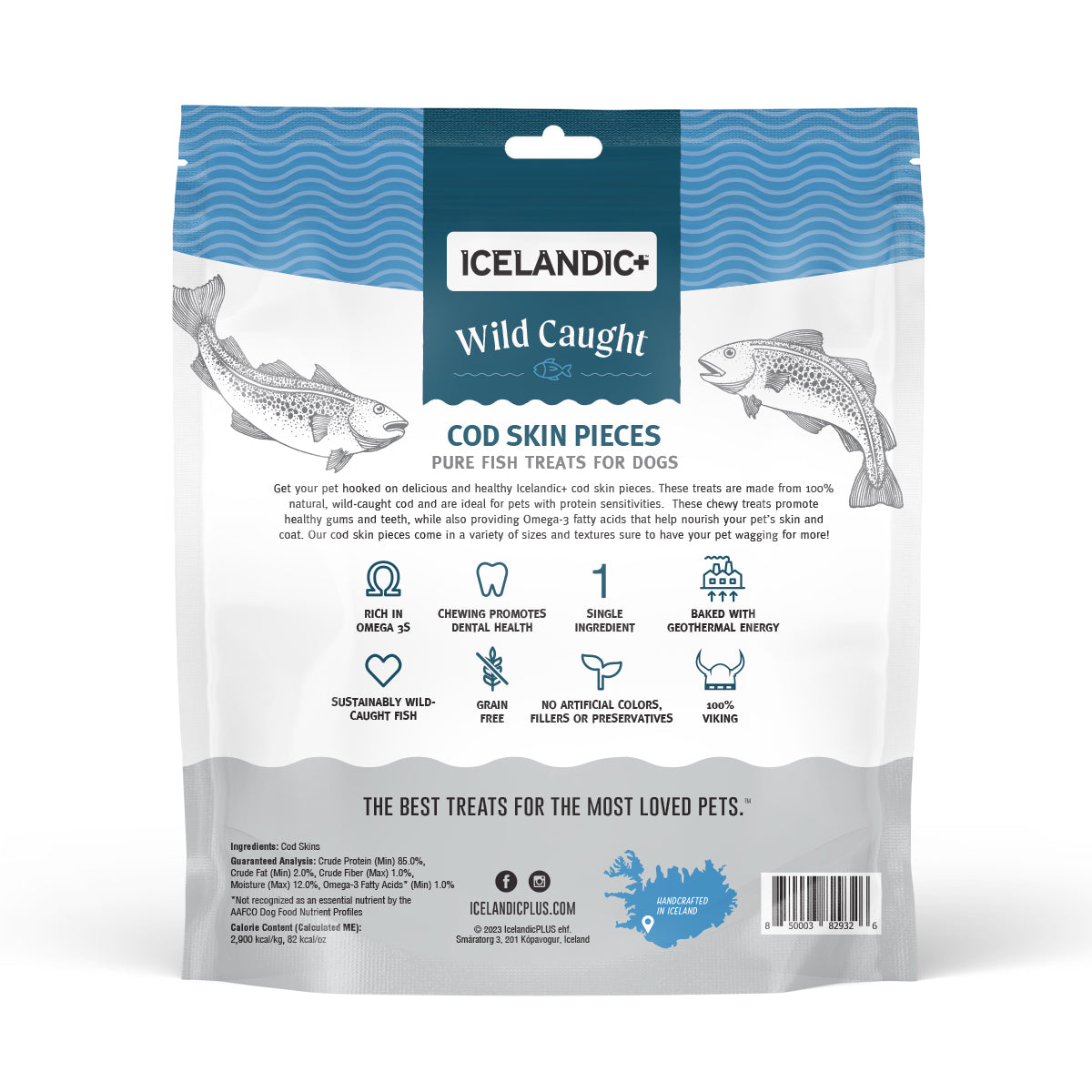 Cod Skin Pieces Dog Treats