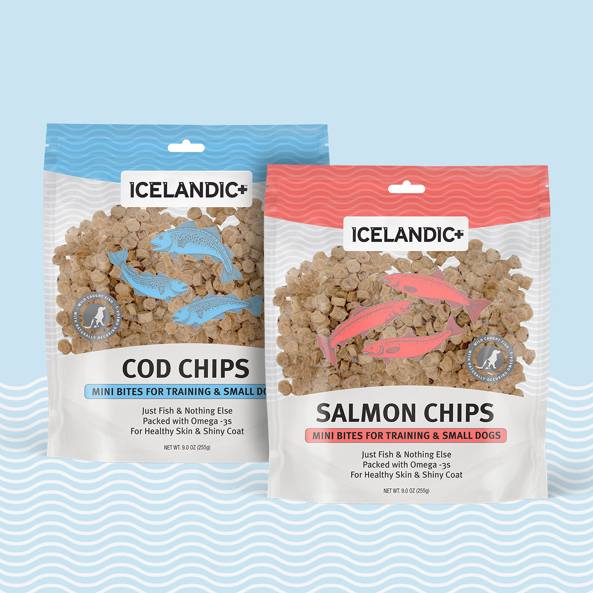 Cod Mini Chip & Salmon Mini Chip Treat Bundle