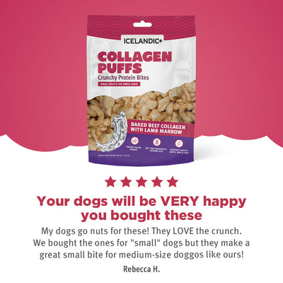 Beef Collagen Small Puffs Treat Bundle