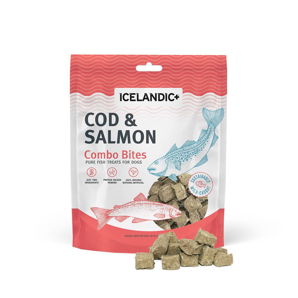 Cod & Salmon Combo Bites Fish Dog Treats