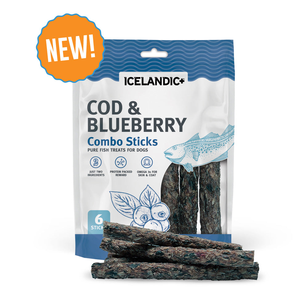 Cod & Blueberry Combo Sticks For Dogs