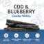 Cod & Blueberry Combo Sticks For Dogs