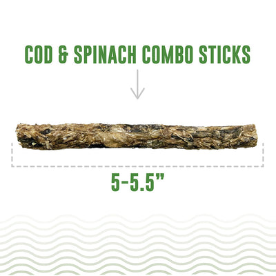 Cod & Spinach Combo Sticks For Dogs