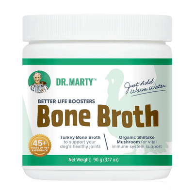 DR. MARTY Better Life Boosters Bone Broth Powder Health Supplement for Dogs