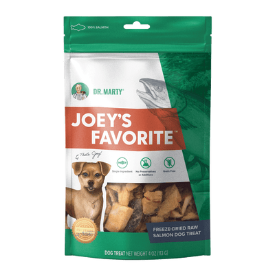 DR. MARTY Joey’s Favorite Freeze Dried Raw Salmon Dog Treats