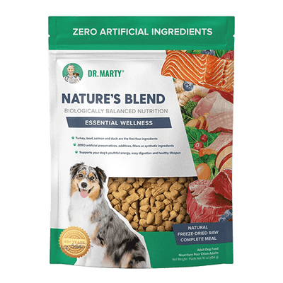 DR. MARTY   Nature’s Blend Essential Wellness Freeze Dried Raw Dog Food
