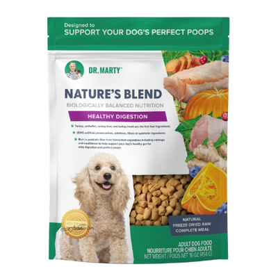 DR. MARTY Nature’s Blend Healthy Digestion Freeze Dried Raw Dog Food