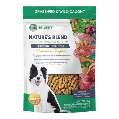 DR. MARTY Nature’s Blend – Essential Wellness Premium Origin Freeze Dried Raw Dog Food
