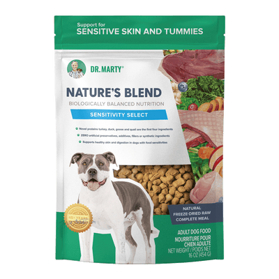 DR. MARTY Nature’s Blend Sensitivity Select Freeze Dried Raw Dog Food