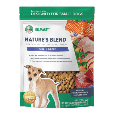 DR. MARTY Nature’s Blend Small Breed Freeze Dried Raw Dog Food