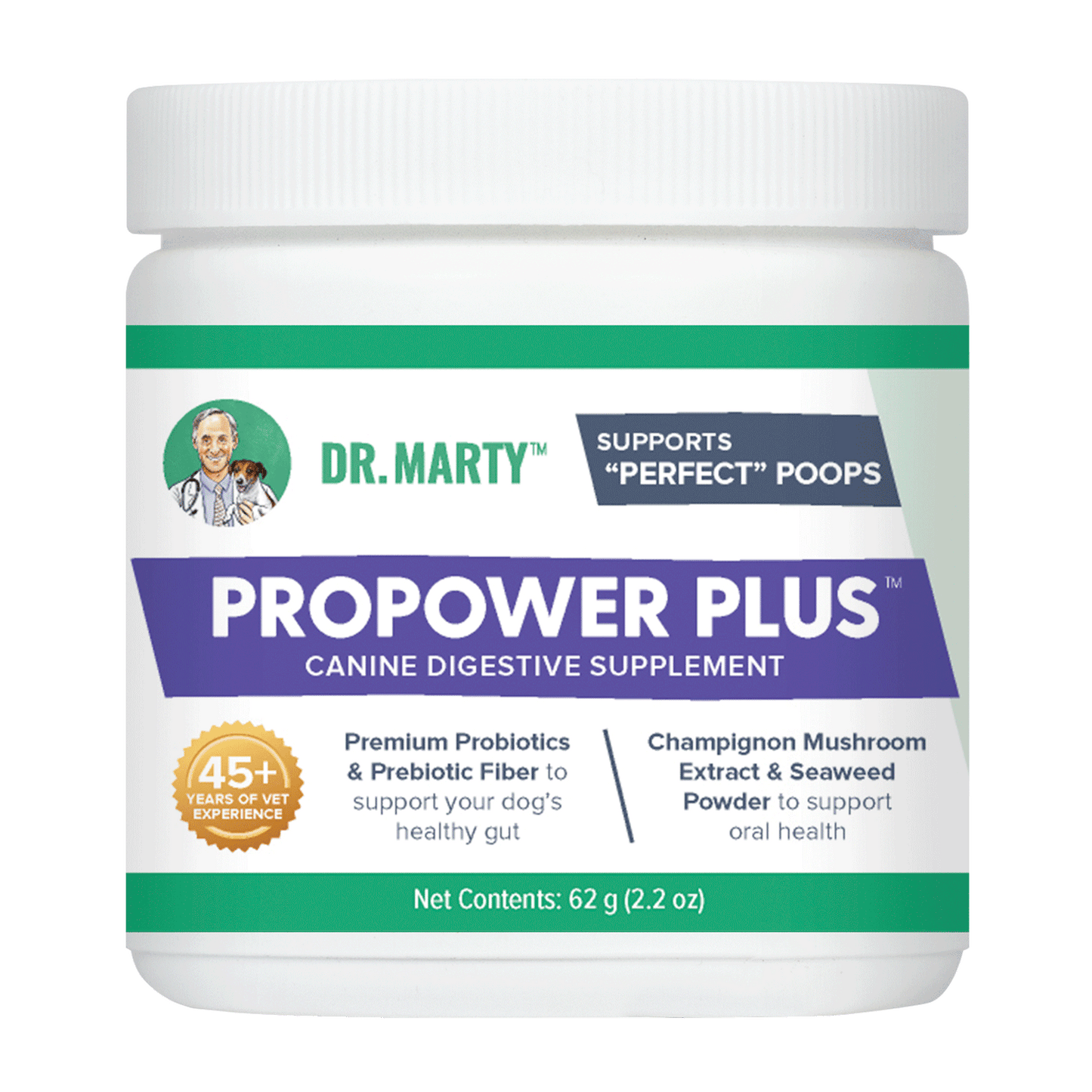 DR. MARTY ProPower Plus Digestive Health Supplement for Dogs
