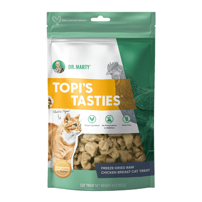 DR. MARTY Topi’s Tasties Freeze-Dried Raw Chicken Breast Cat Treats