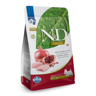Farmina N&D Prime Grain Free Chicken & Pomegranate Mini Adult Dry Dog Food