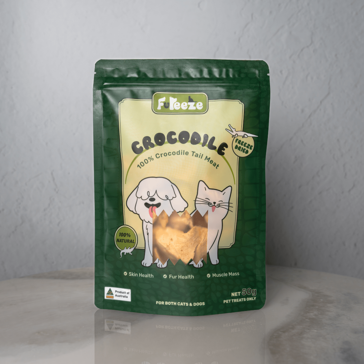 Freeze Dried Crocodile Meat 50g